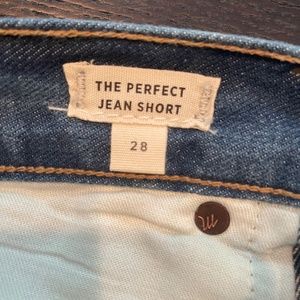 NWT Madewell The Perfect Jean Short